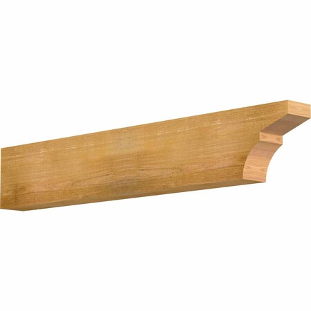 Ekena Millwork Monterey Rough Sawn Rafter Tail, Western Red Cedar, 4"W x 8"H x 48"L RFT04X08X48MON00RWR